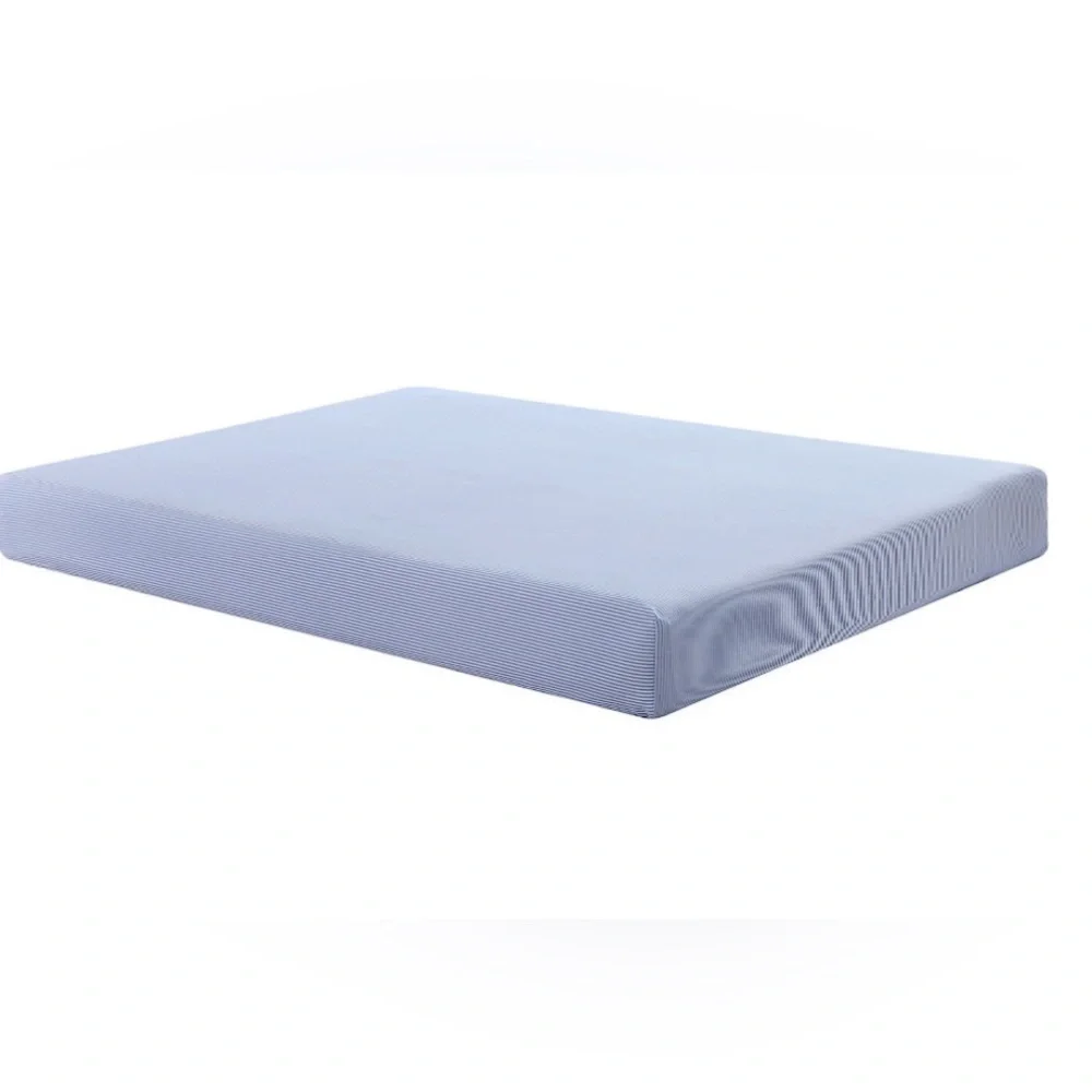 Poppy & Fritz Oxford Stripe Fitted Sheet Blue White College Dorm Twin XL NIP